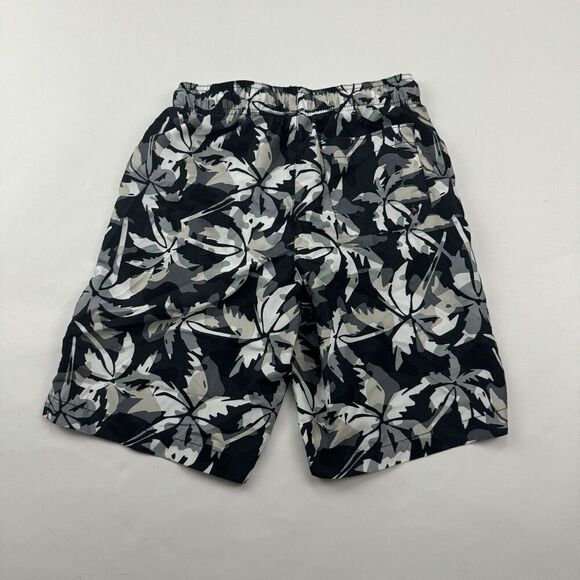 2 Children's Place Sport Boys Palm Tree Striped Elastic Waist Swim Trunks XL - Picture 7 of 12